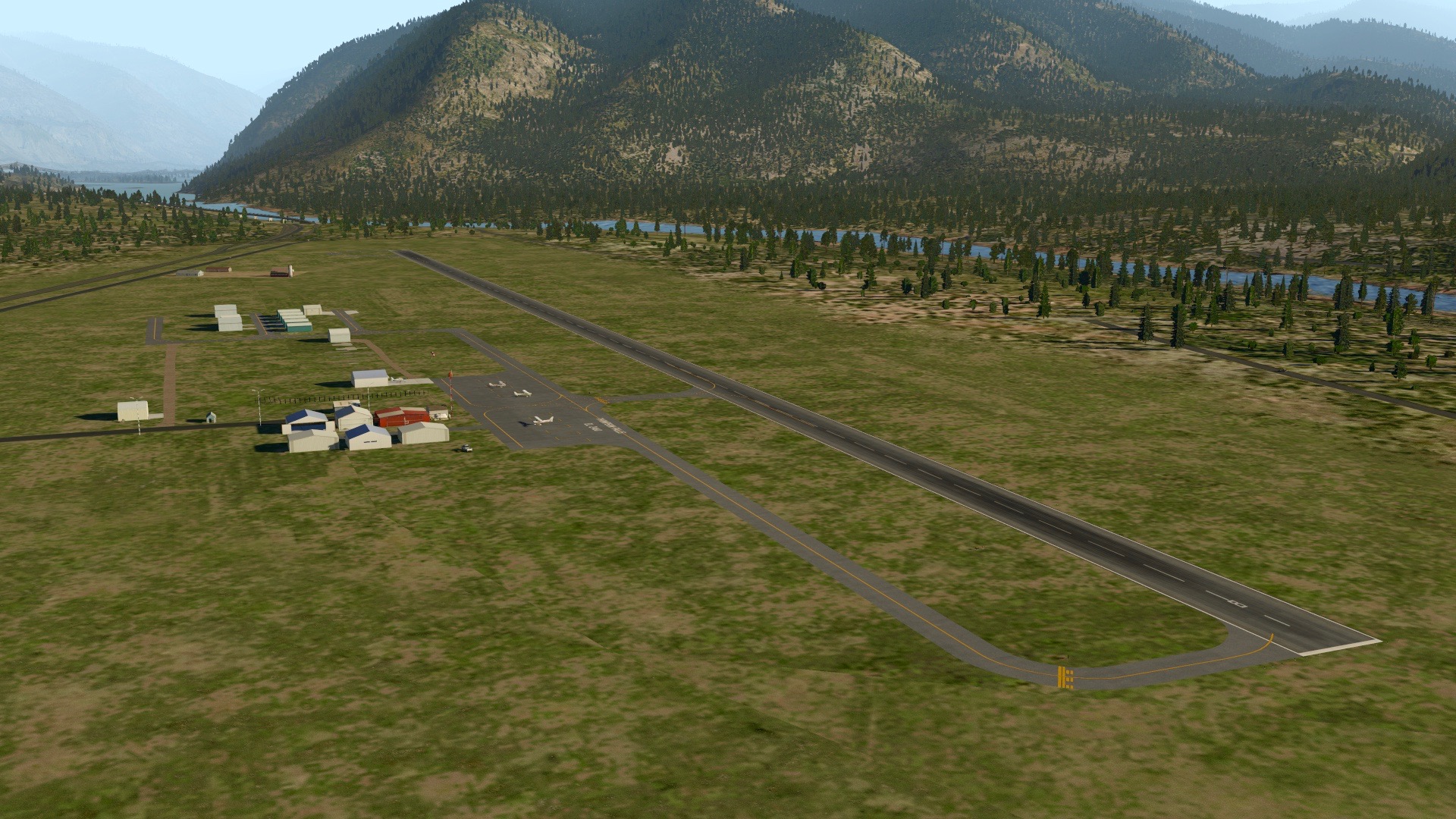 KTHM Thompson Falls, MT (X-Plane)